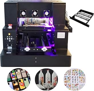 UV Flatbed Printer, UV Printer, Higher Resolution 5760 * 1440dpi,UV DTF Print...