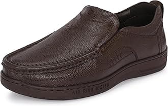 Blue Leather by Centrino Genuine Leather Men's Formal Slip on Loafers |Comfort Trendy Non Lace-Up Design |Flexible Mocassins |Leather with Anti-Skid Sole |Perfect for Walking & Business Work (3943)