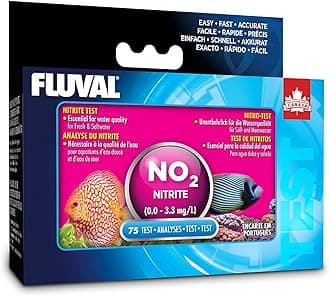 Fluval Nitrite Test Kit for Aquarium Water, Freshwater & Saltwater Fish Tank Test