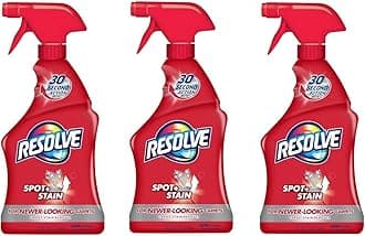 Resolve Carpet Spot & Stain Remover, 22 fl oz Bottle, Carpet Cleaner (Pack of 3)