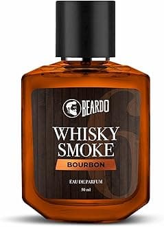 Beardo BOURBON Whisky Smoke Perfume for men, 50ml | Oriental, Woody, Leathery | Long Lasting Mens Perfume | Best Date Night Fragrance Body Spray for Men |Valentines day gift for husband | Gift for boyfriend | Gift for Men