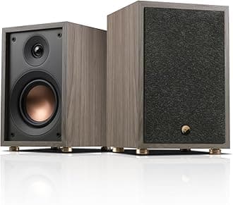 Oasis 140 Passive HiFi Bookshelf Speakers, 4'' Bass 20mm Tweeter Hifi Speakers, 4Ω 10-50W Hifi Speakers Pair