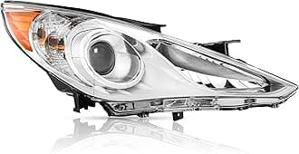 TODO Headlight Assembly for Sonata (Excludes Hybrid) 2011-2014, HeadLamps for HYUNDAI Sonata 2011 2012 2013 2014, Passenger Side