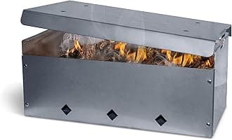 DKS Smoker Cooker Box for Grill | Turn Any BBQ Grill Into A Smoker | No Propane or Charcoal Needed | Provides All The Heat and Smoke to Cook Any Food (432 cu inches)