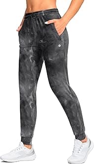 G Gradual Women's Joggers Pants with Zipper Pockets Tapered Running Sweatpants for Women Lounge, Jogging