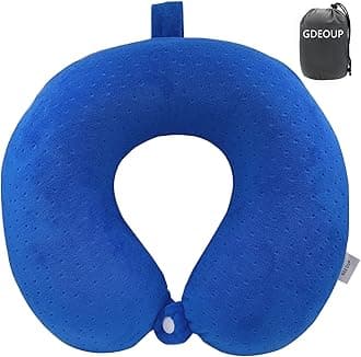 Travel Memory Foam Neck Pillow Support Pillow,Luxury Compact & Lightweight Quick Pack for Camping,Sleeping Rest Cushion