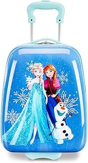 American Tourister Disney Frozen 2 Kids Carry-On Luggage, Hardside With Single Spinner Wheels