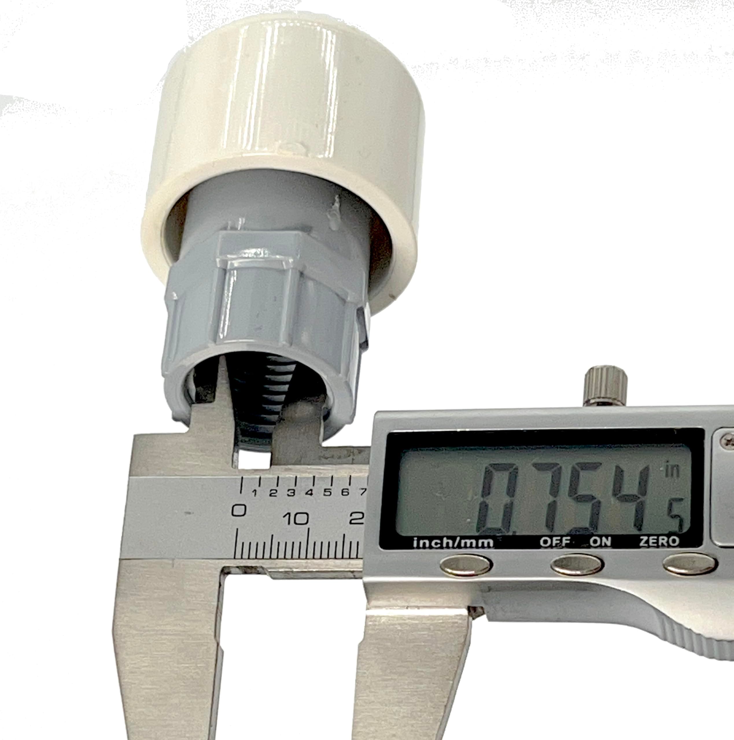 Vent Cap - All Plastic with Screen. Female Connection. (1/2 inch)