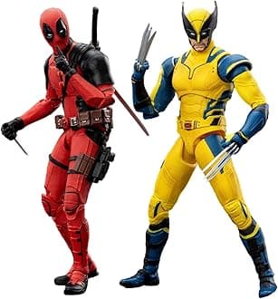LonullyMege Wolverine and Dead Full Set 2-Pack Action Figure 7 inch 1/10 Scale Legends Series Collectable Toys with Lots of Accessories Gift(Wolverine & Dead)