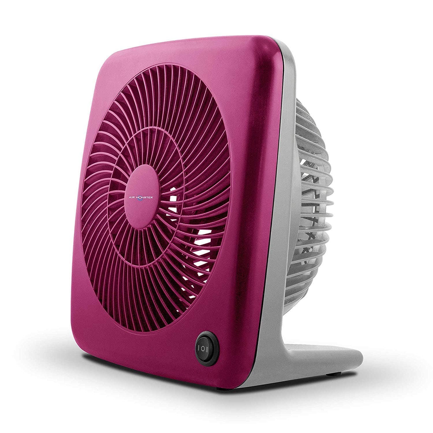 Personal Table Fan 7" AC Corded Power 2-Speed Control (Pink)