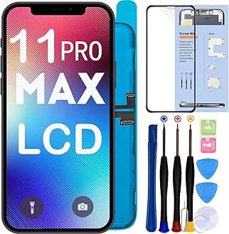 for iPhone 11 Pro Max Screen Replacement,3D Touch iPhone 11 Pro Max Screen Kit with Screen Protector+Repair Tools Compatible with iPhone 11 Pro Max Replacement Screen LCD 6.5"(A2161,A2220,A2218)