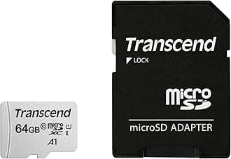Transcend TS64GUSD300S-AE 64GB | microSDXC I, C10, U1, A1 microSD - 95/25 MB/s - retail