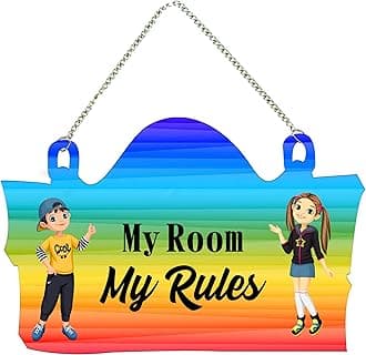 ArtvibesKids Room Quote Wall Hanger for HomeDecor (WH_3710N) multicolor