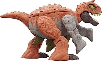 Jurassic World Fierce Changers 2-in-1 Dinosaur Action Figure, Double Danger Toy Transforms from Carnotaurus to Stegosaurus in 11 Steps