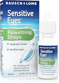 Sensitive Eyes Bausch Lomb Rewetting Drops Bottle 0.5 Ounce Multi