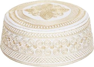 Muslim Prayer Kufi Hat Men Islam Skull Embroidery Cap Beanie Hat Arabian Omani Turkish Prayer Headwear Eid Gift