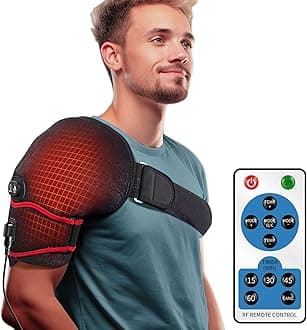 sticroAdjustable Shoulder Support Brace, Neoprene Massager for Shoulder Pain, Injury, Arthritis