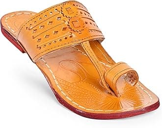 COUNTLESS STEPS Kolhapuri Chappal for Men | Leather Slippers | Kolapuri Chapal - G-PARENT A13