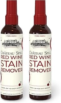 Wine Stain Remover Spray - Laundry Stain Remover Spray - EPA Safer Choice Certified Carpet Cleaner - 4 Fl Oz (Pack of 2)