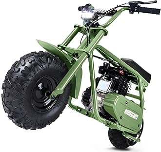 Mini Bike, Gas Dirt Bike, Minibike, Gas Powered Mini Bikes for Adults, 99cc-4 Stroke Pit Bike with Led Light, Min Dirtbike, Motorcycle Max Load 200 Lbs, Max Speed 28 Mph, Age13+