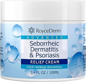 Seborrheic Dermatitis & Psoriasis Cream, Scalp Relief for Psoriasis, Folliculitis, Dry Scalp, Dandruff, Seborrheic Dermatitis, Anti-Itch Cream, Provides Soothing Relief