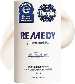 Remedy for Rich Moisture | Barrier Repairing Rich Cream Moisturizer for Normal to Dry Skin | Quadruple Ceramide Complex, Peptides, Squalane, Glycerin | By Dermatologist Dr. Shah, 1.7 fl. oz