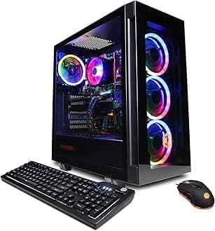 Gamer Master Gaming PC, AMD Ryzen 5 7600 3.8GHz, GeForce RTX 4060 8GB, 16GB DDR5, 500GB NVMe SSD, Wi-Fi Ready & Windows 11 Home (GMA2700A)
