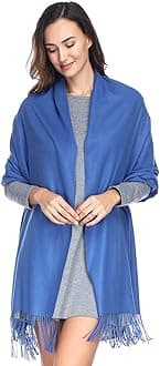 HOYAYO Pashmina Shawl Wraps Cashmere Feel Soft Scarves Evening Dresses Wedding Bridesmaid Scarf for Women Gift Travel Blanket