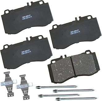 Bendix Premium SBC1420 Ceramic Front Brake Pads for Mercedes-Benz E550 2011-2010, E550 2016-2015