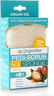 Pedi Scrub Foot Exfoliating 20+ Wash Sponge