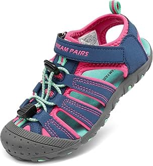 Boys Girls Closed-Toe Outdoor Summer Sport Sandals for Toddler/Little/Big Kid