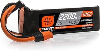 14.8V 2200mAh 4S 100C Smart LiPo Battery: IC3, SPMX22004S100