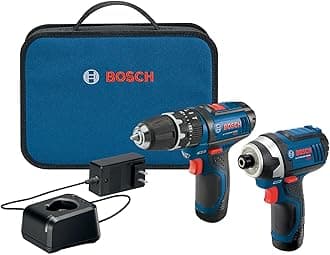 BOSCH 12-Volt Max Lithium-Ion 2-Tool Cordless Combo Kit CLPK241-120, Blue