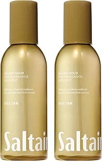 Body Mist 2 Pack - Fine Fragrance, Lightweight Body Spray Mist with Golden Hour Scent. Long Lasting Perfume Mist. 2x 8oz Bottles