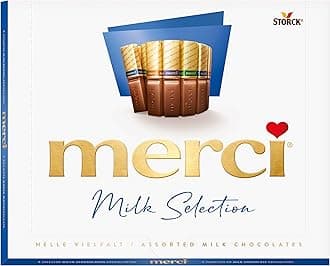Storck Merci Finest Selection Milk Chocolates, 250g