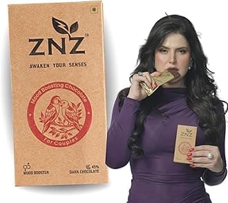 ZNZ Dark Chocolate | Best Gift for Men & Women | Everyday Gifting Option | Ideal for Birthdays, Anniversaries & Special Occasions | Vegan & Gluten-Free Delight | Pack of 1