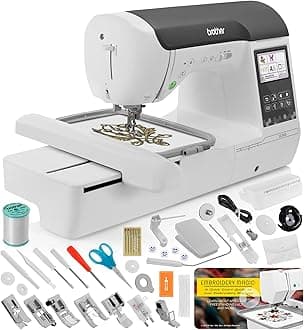 SE2000 Sewing and Embroidery Machine, 5" x 7" Field Size, 241, Sewing Stitches, Cuts Jump Stitches, Wireless, WLAN, Includes Mr. Vac & Mrs. Sew - Embroidery Magic: Quick Start Video