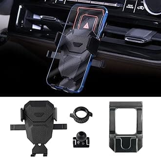 KarltysCar Phone Holder Mount for Toyota Highlander 2020-2023, Black, Fits 4.7-7'' iPhones