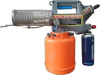 Super 2000 Gold Thermal Fogging Sprayer Combo | FREE Butane Gas Can | Professional Mosquito & Pest Fogger for Farms, Gardens, Homes & Hospitals