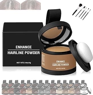 Waverloo Magic Root Cover Up,Waverly Magic Root Cover Up,Instantly Conceals Hair Loss,Maycheer Hair Rich Shading Powder,14 Colors Root Touch Up Powder with Mirror,Water Sweat Resistant (Medium Blonde)