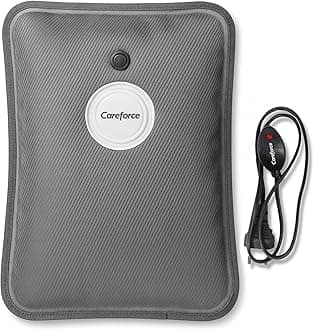 Careforce Electric Hot Water Bag Electric Hot Bag Heating Bag Hot Gel Bag Electric Warm Water Bag Heat Bag Hot Pack - Grey