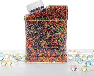 50000 Pieces Transparent Gel Balls Water Beads for Plants Decoration Water Beads Vases Non-Toxic Water Beads for Flowers, Plants, Vases Fillers and Decorations (7-8 mm)