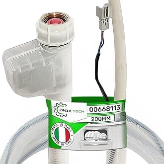 ONIX TECH Aquastop Dishwasher Hose With Original Code 00668113 for Bosch - 5 Years Warranty -
