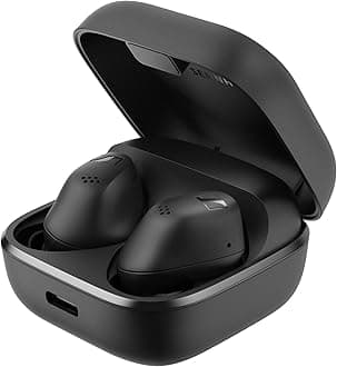 ACCENTUM True Wireless Earbuds, BT v5.3 Auracast & LE Audio, TrueResponse Drivers, Hybrid ANC + Transparency Mode, 28 Hr Battery, Qi & USB‑C Charging, Touch Control, 2Y Warranty, Black