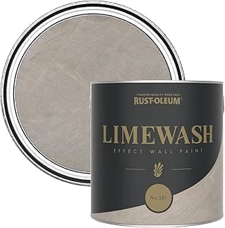 Rust-Oleum Grey Limewash Effect Wall Paint - No.581 2.5L