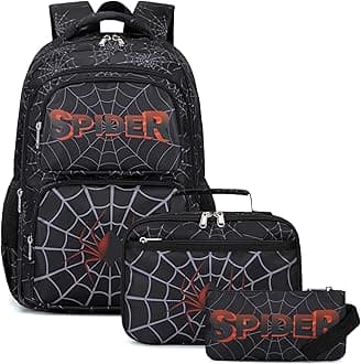 School Backpack for Boys and Girls Elementary Children's School Bag Kids Backpack with Lunch Box