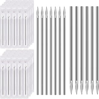 ATOMUS Body Piercing Needles, 14G 16G Stainless Steel Disposable Ear Nose Navel Nipple Lip Piercing Needles