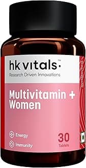 hk vitals Multivitamin Plus Women (30 Tablets) | Daily Multivitamin for Women | For Energy, Joints, Skin & Hair