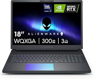Alienware 18 Area-51 Gaming Laptop AA18250-18.0" WQXGA 300Hz 3ms Display, Intel Core Ultra 9 275HX, NVIDIA GeForce RTX 5080, 32GB 2x16GB DDR5, 2TB SSD, 2MP FHD IR Camera, Windows 11 Home