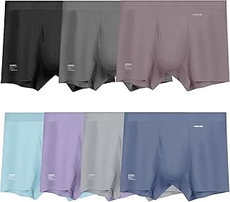 ABananaCover Premium Men's Naked Feeling Air Micro Modal Boxer Briefs 3" - 3X Softer Than Cotton - Snug-Fit Athleisure Trunks